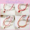 Sweet Summer Fruit Jewelry Set With Pearl Layered Necklace For Female Fashion