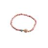 Chinese Style Strawberry Chalcedony Beaded Bracelet for Women - Girlfriend Gift Hand Jewelry
