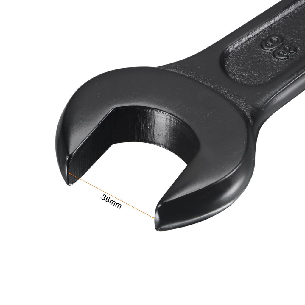 Uxcell 36mm Striking Steel Single Head Hand Tool Open-End Wrench, High-Tensile Spanner,