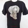 Weimaraner Dog Black T Shirt Size L Large Damaged Vintage Washed Graphic Stylish Slightly Breathable Fashion Designer Clothes