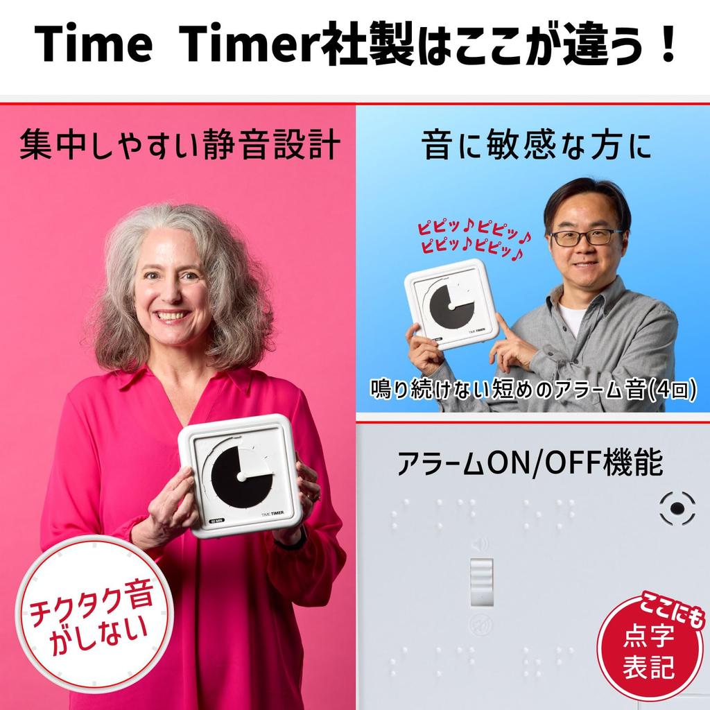 Брайлевский Черный Таймер для Обучения Времени, 19 см, 60-минутный Таймер, Диск, Управление, Таймер, TTA1-EB-BK-W,