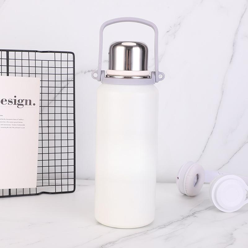 New High-value 316 Stainless Steel Thermos Large-capacity Portable Thermos Outdoor Sports Portable Cups.