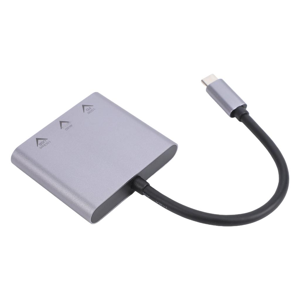 USB-C концентратор 3 в 1 Мультипортовый адаптер 4K HD Мультимедийный интерфейс Порт PD100W Порт USB3.2 Порт OTG Тип C Док-станция для