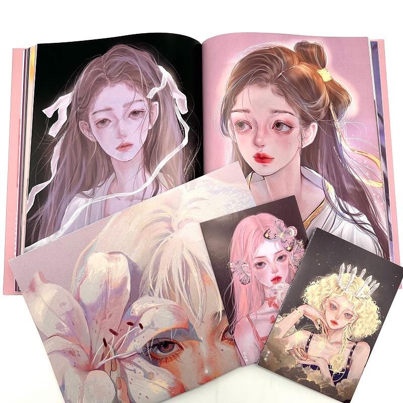 Starry Texture Girl's Illustration Art Book