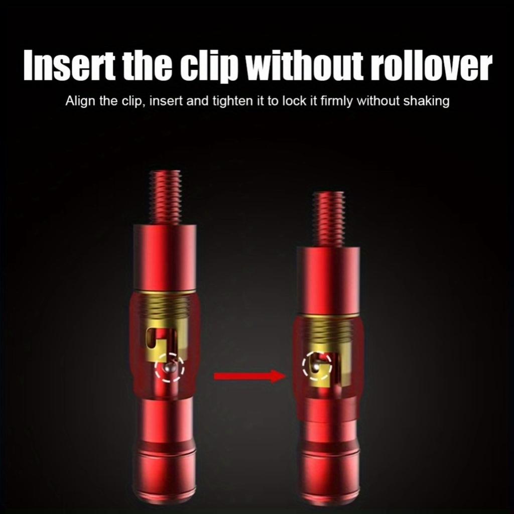 1PC Landing Net Head Adapter Anti-rotation Fish Landing Net Screw Prevent Fish Running Fishing Landing Harpoon Fishing Accessories