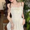 French Temperament Strap Dress Women's Summer Niche Design Sense Dress Waist Slimming