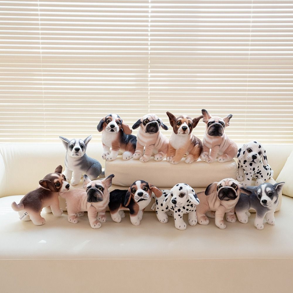 Stuffed Animal Stuffed Dog Dolls Puppy Husky Simulation Dog Plush Delicate Dog Plush Toys  Kids Toy
