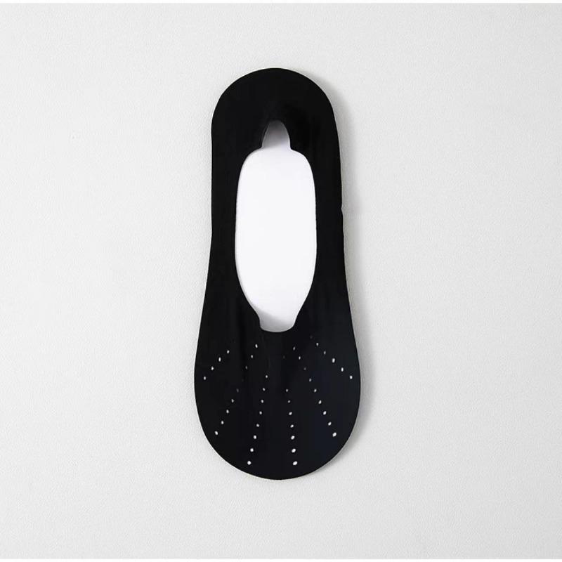 Женские носки Ice Silk Mesh Invisible Boat Socks, дышащие, нескользящие, ультратонкие, на высоком каблуке