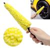 Long Handle Tire Brush Highly Water Absorption Tire Cleaning Brush for Cleaning Car Wheels Rims