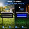 Solar Mosquito Killer Lamp Rechargeable Fly Insect Trap Powerful Waterproof Solar Bug Zapper for Patio Garden Backyard Camping