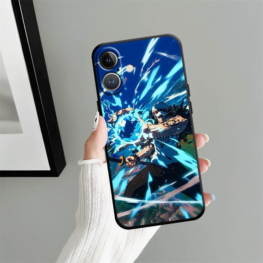 Чехол для телефона One Piece Zoro для iPhone 14 13 Mini 7 8 15 Plus 12 17 16 Pro Max X XS XR SE 11 17Air