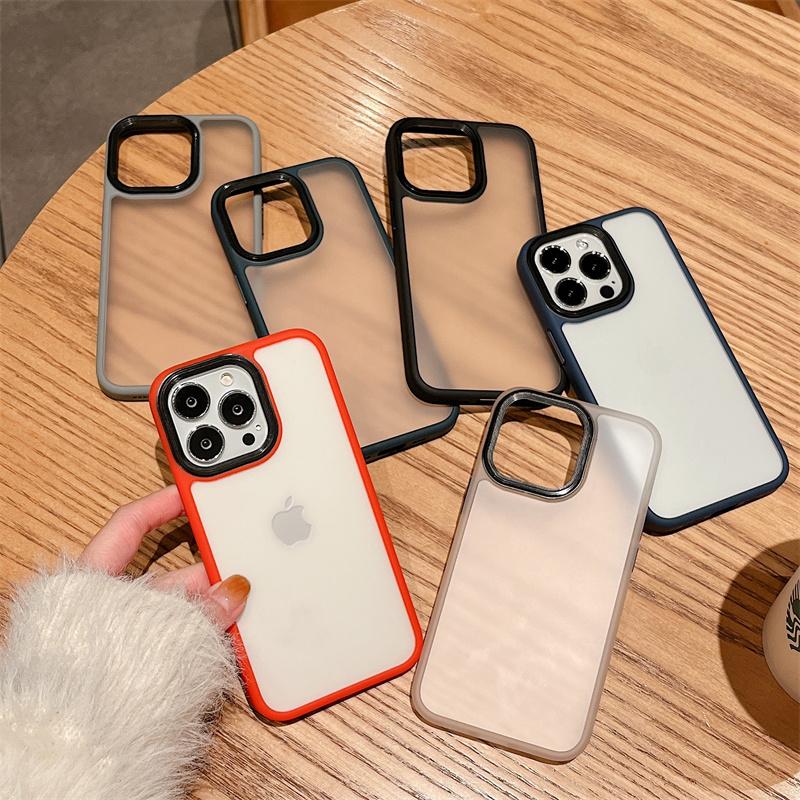 Противоударный матовый прозрачный чехол для Iphone 13 12 11 Pro Max X Xr Xs, мягкий силиконовый защитный бампер, задняя крышка для Iphone 13pro Max