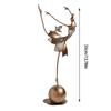Waterproof Metal Garden Statues Ornament New Can Stand Upright Metal Garden Statues Dance Girl Ornaments Indoor Outdoor