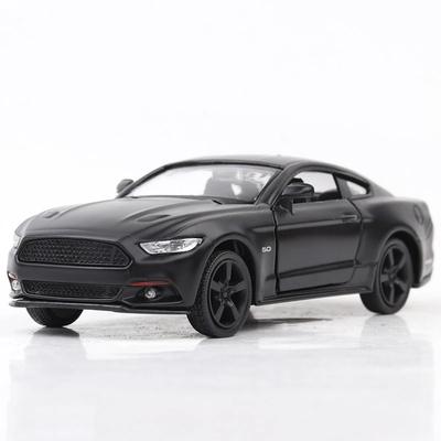 1:36 сплав матовый черный Ford Mustang инерционный ретро-автомобиль игрушки транспортное средство