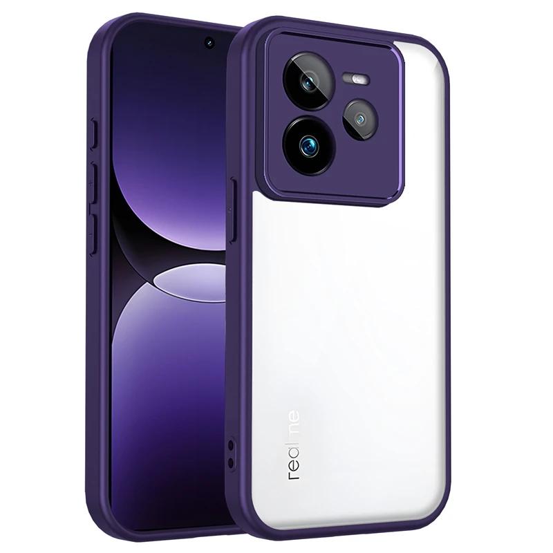 Прозрачный силиконовый чехол для Realme GT 7 6 6T 7T GT7 Pro GT7T GT6T PC задняя панель TPU бампер противоударный прозрачный чехол для телефона