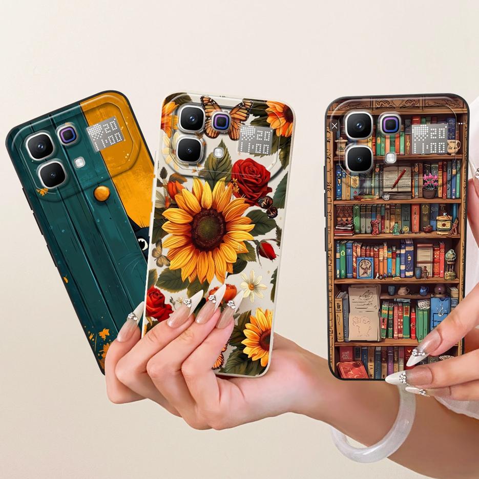 Чехол для Infinix Note 60 Pro X6878 Милый Чехол с Собакой и Кроликом Ударопрочный Мягкий Силиконовый Чехол Для Infinix Note 60 Pro Note60 X6879 Сумки
