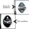HECQ4 4 PCS/Set Fashion Stainless Steel Car Covers Door Lock Protecting Cover For Suzuki Vitara jimny SWIFT SX4
