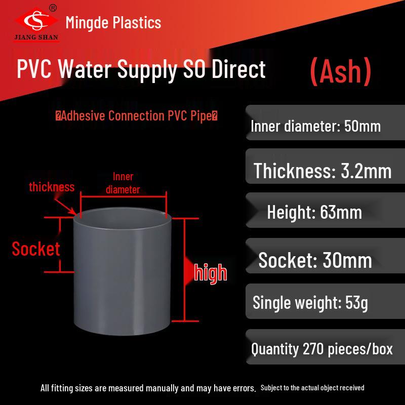 ПВХ Двусторонний Прямой Хомут для Фитингов Водоснабжения