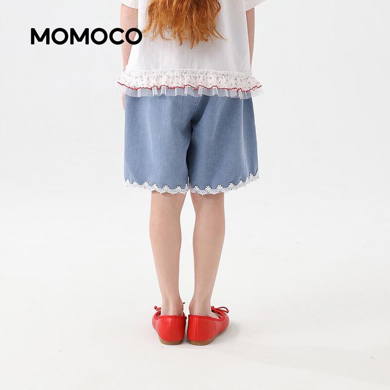 Летние тонкие джинсовые шорты для девочек MOMOCO