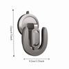 2pcs No Punching U-shaped Slipper Rack Suction Cup Bathroom Sandal Holder  Balcony
