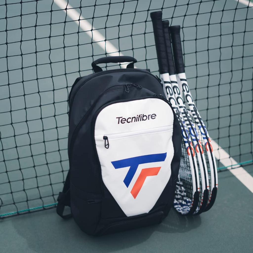 Tecnifibre Tennis Bags Cases Tour Endurance White Backpack TOUR ENDURANCE WH BACKPACK 23 40TOUWHIBP &