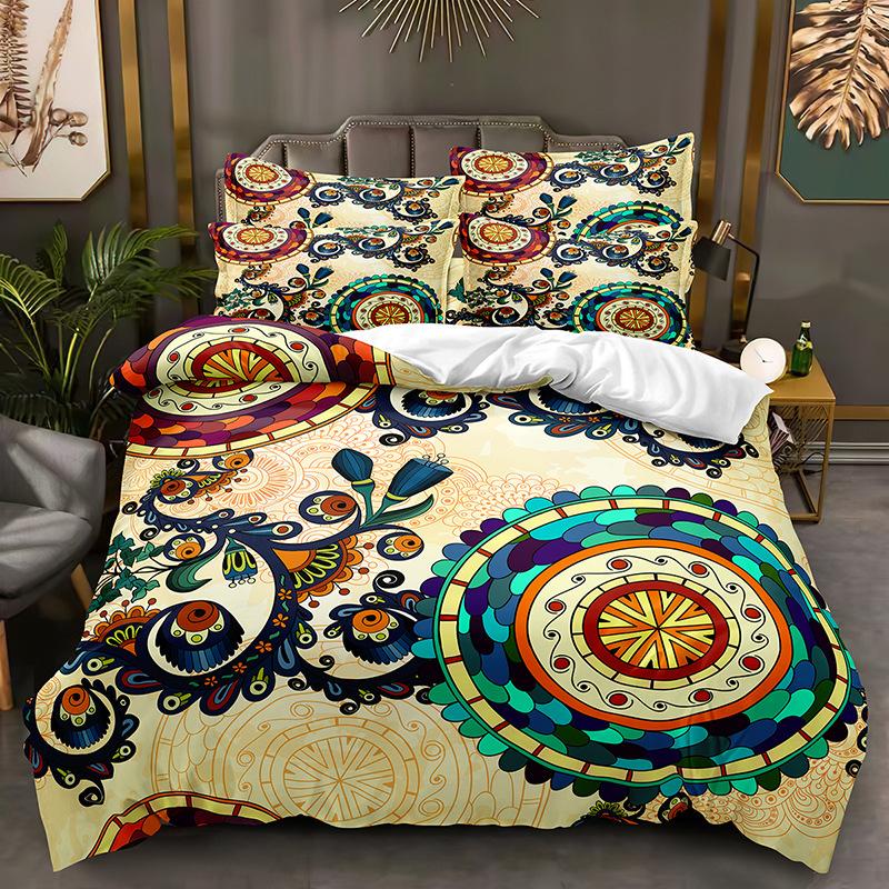 Модная технология, постельное белье с 3D цифровой печатью, пододеяльники, наволочки