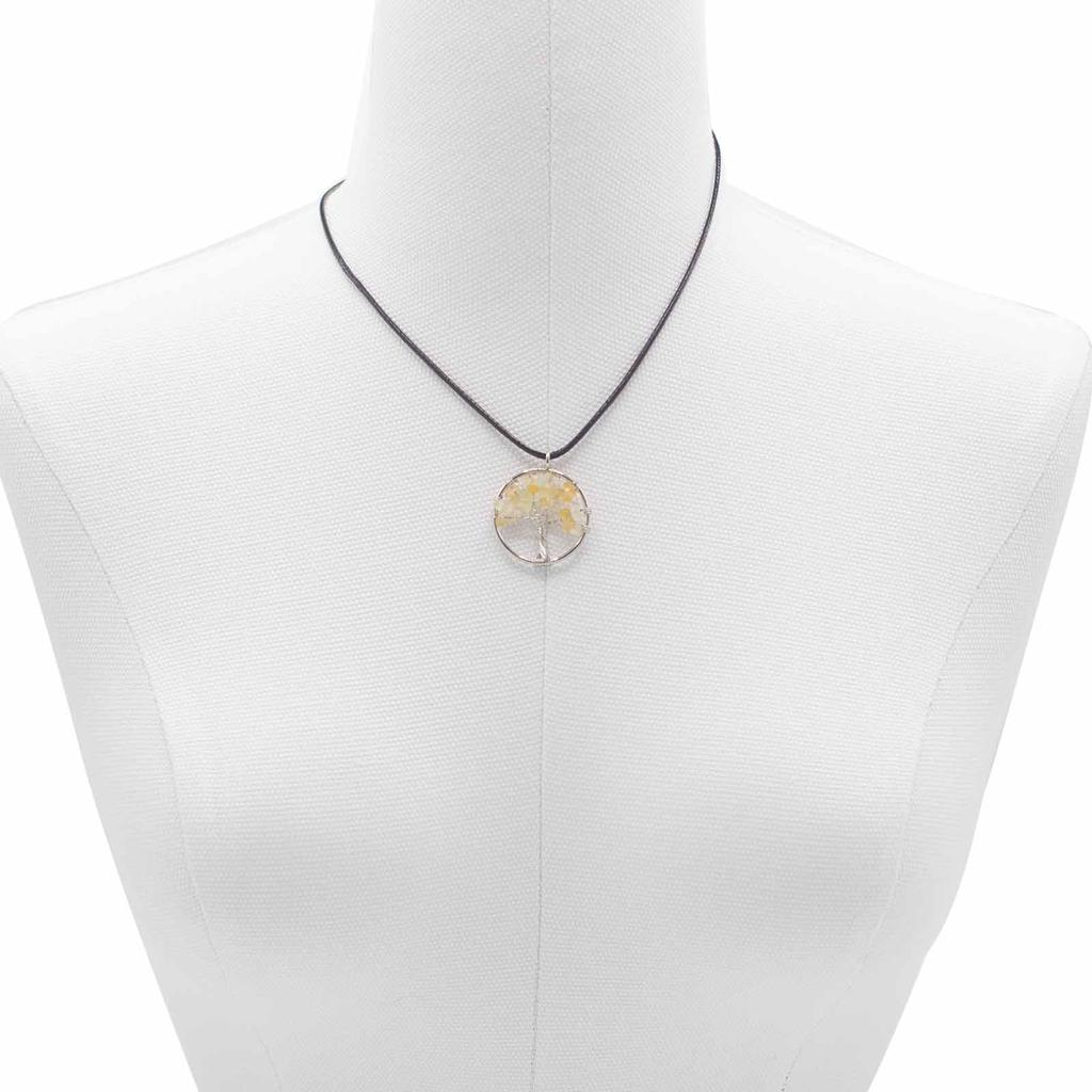 Tree of Life Pendant Carnelian Gemstone