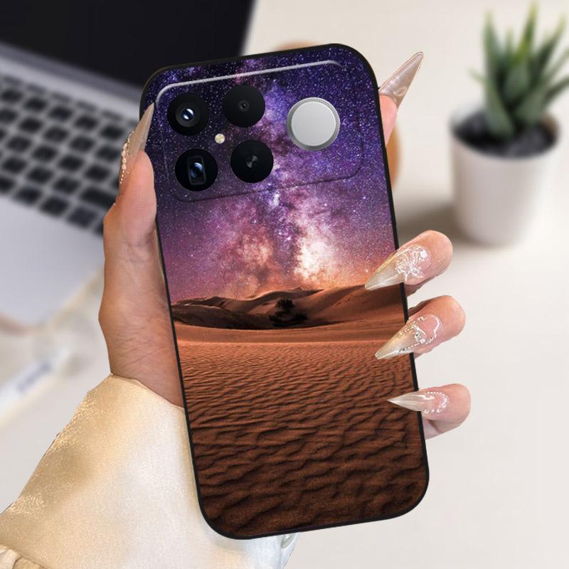 Для POCO F8 Ultra Чехол Модный Ударопрочный Чехол для Телефона Силиконовый Мягкий TPU Бампер Для Xiaomi POCO F8Ultra Чехол Fundas Мультяшный Capa