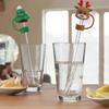 Cute Christmas Soft Drinking Straw Cap Dustproof Cover Silicone Straw Sleeve Dustproof Cap Straw Toppers Spill Proof Stopper