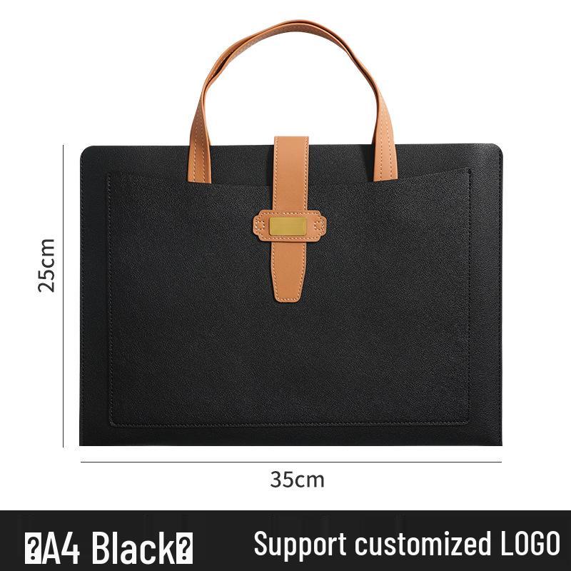 Кожаный держатель для документов формата А4 с настраиваемым логотипом