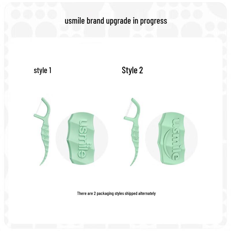 Usmile Double-Line Dental Floss Picks