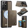 Для Samsung Galaxy S21 Ultra 5G Магнитный чехол CASEME Серия ME80 Кожаный PC TPU Чехол для телефона со съемным кошельком