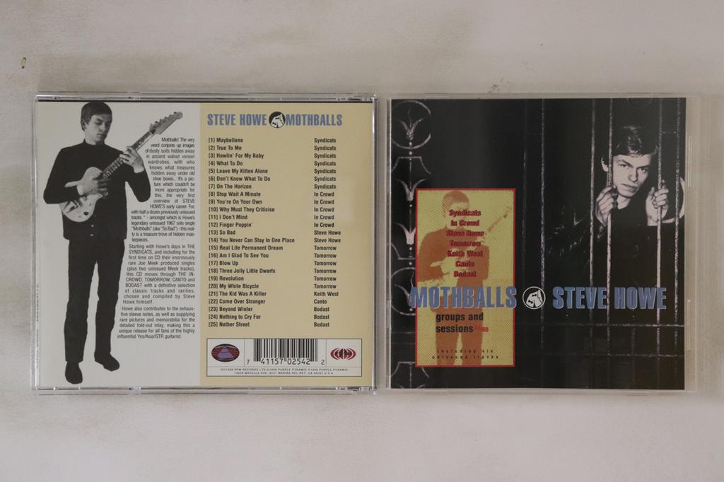 CD СТИВ ХАУ - Mothballs CLP02542 Purple Pyramid 1998 США Рок Б/У