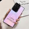 Люби Себя Цветочное Сердце Линия Kpop Ударопрочный Чехол для Телефона для Samsung Galaxy S26 Edge S25 Ultra S24 FE S23 Plus S21 Чехол Анти