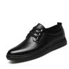 Winter Men's New Business Casual Shoes Dress Men's Shoes Lace Men Dress Shoes Leather  Zapatos De Hombre