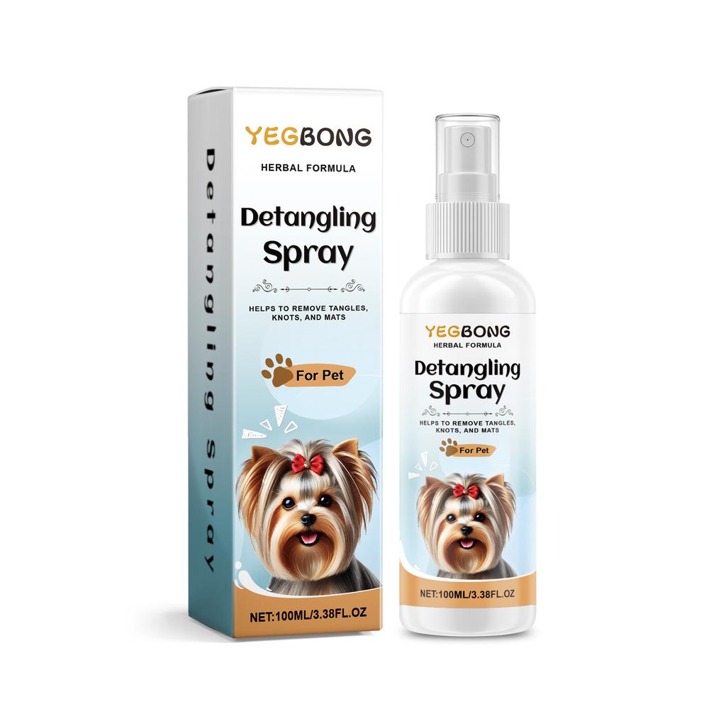 Yegbong Anti‑Tangle Spray for Dogs, Prevent Hair‑Tangling and Make Fur Smooth and Fluffy