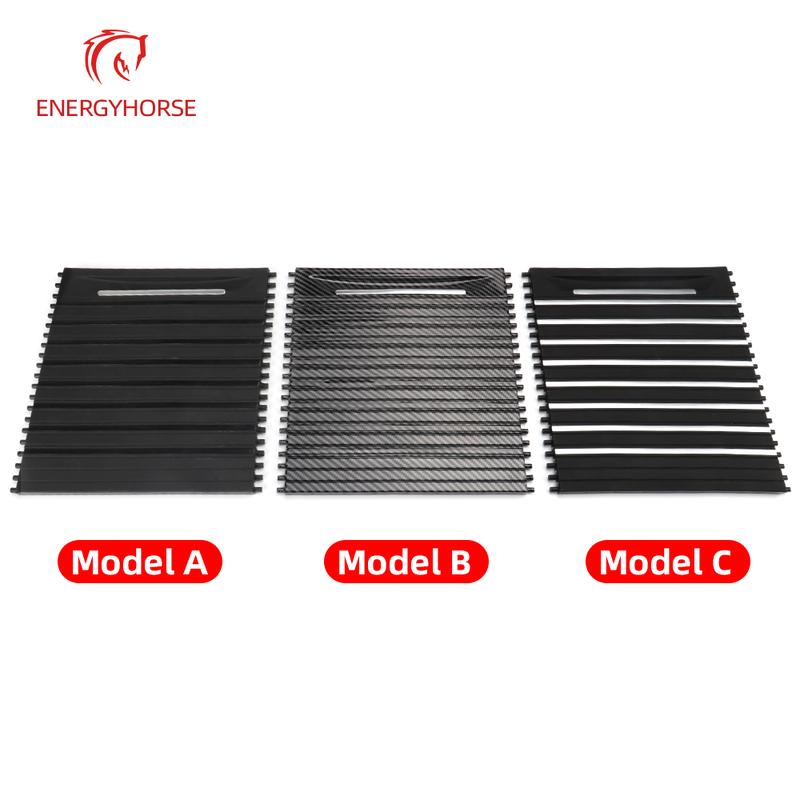 Car Inner Center Console Roller Blind Cover Cup Holder Sliding Roller Blind Accessories For BMW X5 X6 F15 F16 2013-