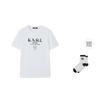 KARL LAGERFELD T-Shirts Unisex White Crew Neck Moderate Straight Fit M22X1725110
