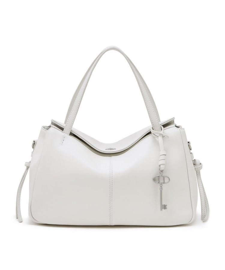 Athe Vanessabruno [Demain] Ivory Leather Deman Tote Bag S Aaba6F280Iv