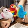 Interactive Toy Wristband Bracelet Animal Cartoon Plush Hand Ring New Animal Slap Bracelets