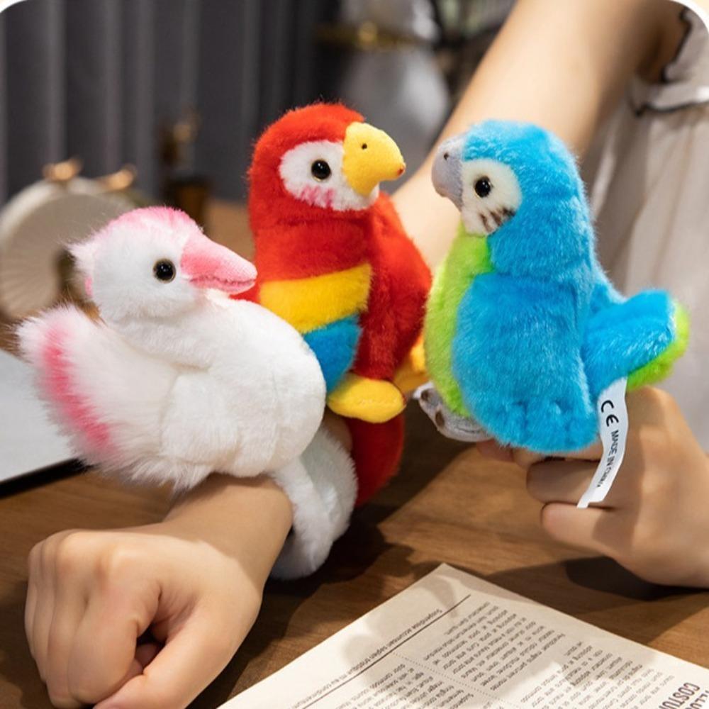 Interactive Toy Wristband Bracelet Animal Cartoon Plush Hand Ring New Animal Slap Bracelets