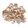 100Pcs Arts Card Making DIY Craft Natural Wood Scrapbooking Embellishment Music Notes Wooden