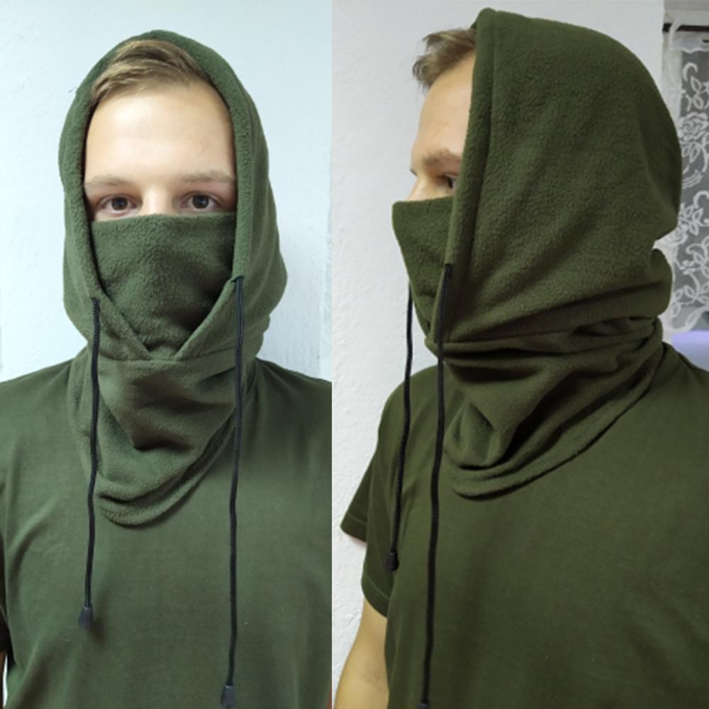 Шапка Маска для лица Грелка для шеи Балаклава Ветрозащитная Гибкая Шапка для катания Маска на все лицо Флисовая шапка Маска