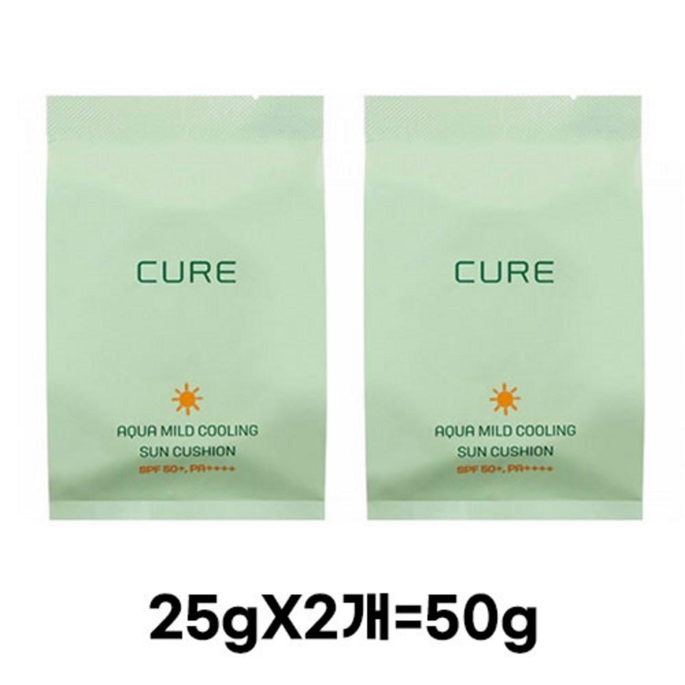 Kim Jeong-moon Aloe Aqua Mild Cooling Sun Cushion Refill SPF50+ PA++++, 50g, 5 Pieces
