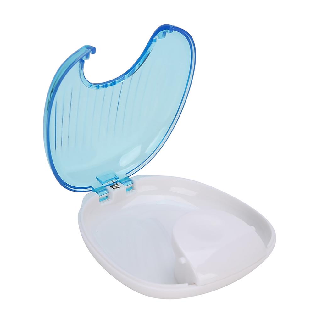 Orthodontic Retainer Case Portable Waterproof Mouthpiece Denture Box Container