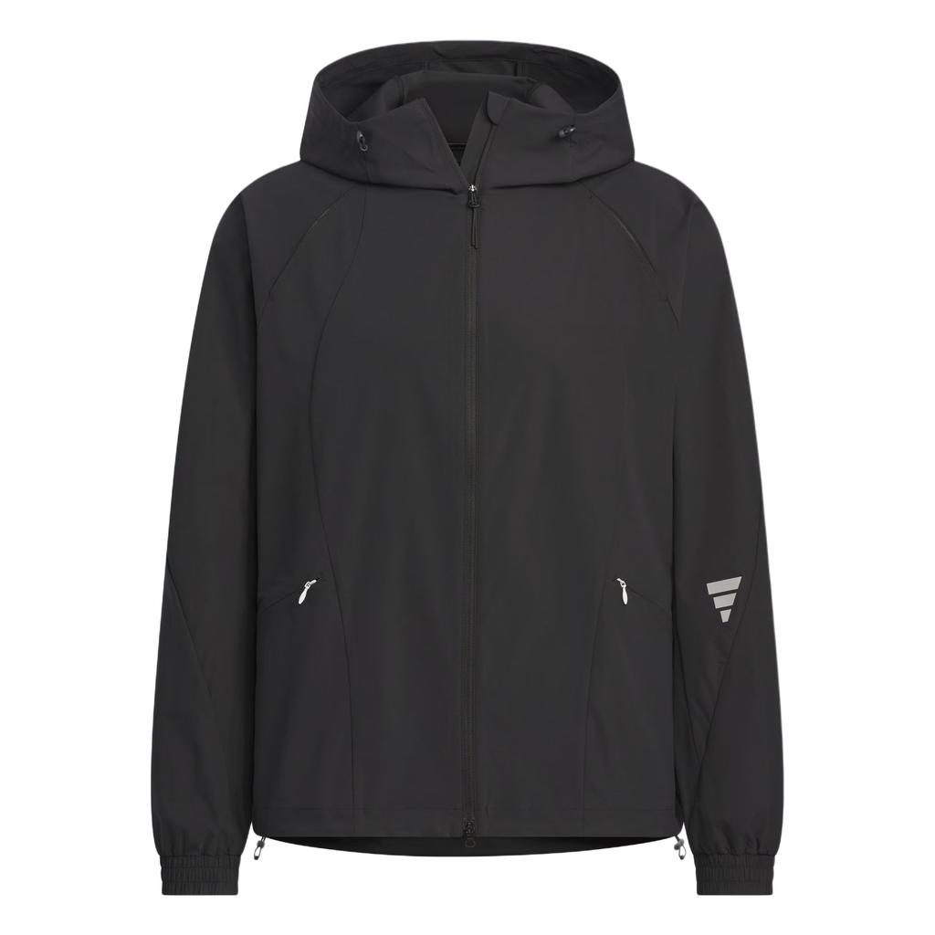 adidas FOS Куртка спортивная повседневная с капюшоном на молнии, свободного кроя, тканая, в стиле будущего, с длинными рукавами, мужская, куртки KC0150