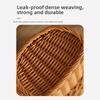 Handwoven Wall Hanging Basket Hollow Weave Woven Storage Basket New Woven Basket  Bedroom Organizer