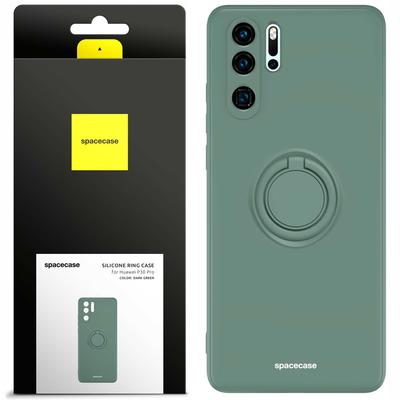 Силиконовое кольцо Sc для Huawei P30 Pro Темно-зеленое