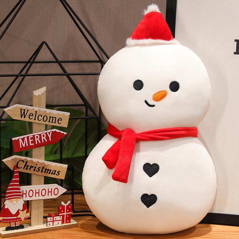 Plush Santa Adorable Claus Doll Snowman Stuffed Room Toys Kids Christmas Gift