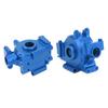 RC Car Front Gearbox Aluminum Alloy Wear Resistant High Strength Anti Corrosion Gear Box for Losi Baja Rey 1 10 Dark